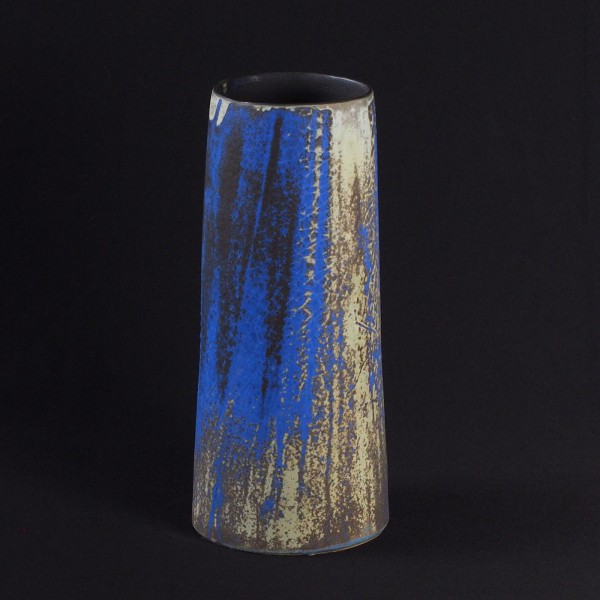 Vase bleu 25 cm
